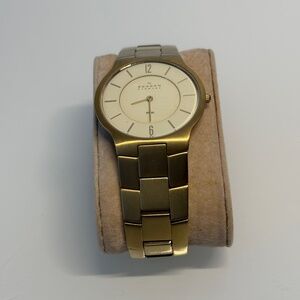 Skagen Denmark Men’s Watch 572L GXG Gold Tone Stainless Steel